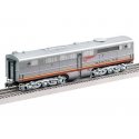 Alco PB - 3-Rail Unpowered wSuperBass -- Santa Fe 58A (Warbonnet, silver, red), O, Lionel 2533269