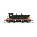 EMD SW7 - Sound and DCC - Paragon4(TM) -- Cotton Belt SSW 1057 (black, orange), N, Broadway Limited Imports 9349