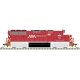 EMD GP60 - LokSound and DCC - Master(TM) Gold -- Vermont Railway 381 (red, white), N, Atlas Model Railroad Co. 40004931