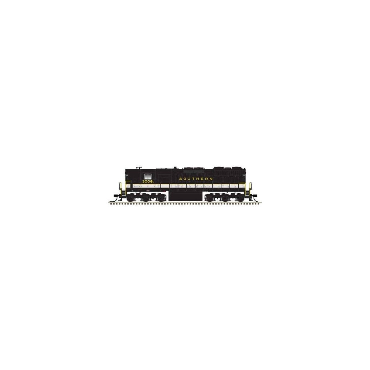 EMD SD35 High Nose - Standard DC - Master(R) Silver -- Southern Railway 3006 (black, white), N, Atlas Model Railroad Co. 4000576