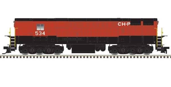 FM H-24-66 Phase 1A Trainmaster - Standard DC - Master(R) Silver -- Chihuahua Pacific 535 (orange, black), HO, Atlas Model Railr
