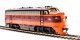 REFURBISHED R4856 EMD F7A, MILW 68C, Maroon Band on Orange Scheme, Paragon3 Sound/DC/DCC, HO, BLI, 4856