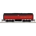 Alco FB1 - Standard DC - Master(TM) Silver -- Gulf, Mobile & Ohio B9 (maroon, red, black), N, Atlas Model Railroad Co. 40004548