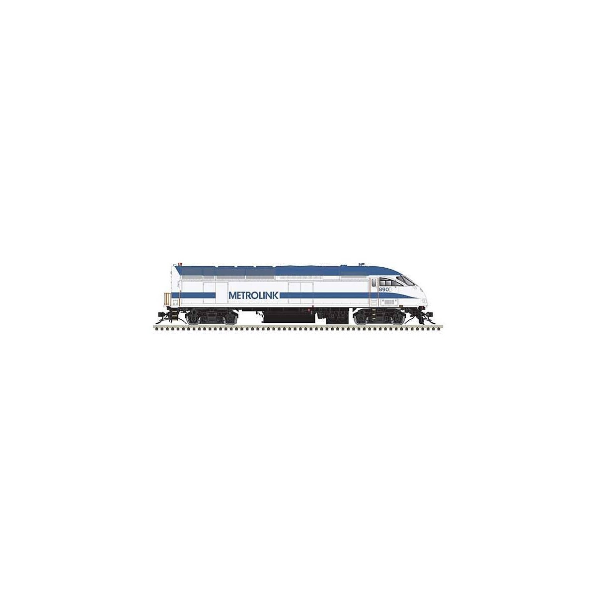 Motive Power Industries MP36PH-3C - ESU LokSound & DCC - Master(R) Gold -- Metrolink 892 (white, blue), HO, Atlas Model Railroad
