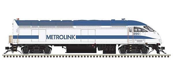 Motive Power Industries MP36PH-3C - ESU LokSound & DCC - Master(R) Gold -- Metrolink 892 (white, blue), HO, Atlas Model Railroad