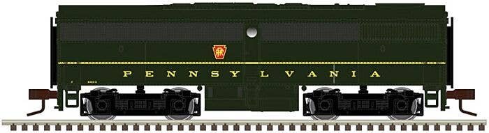 Alco FB1 - Standard DC - Master(TM) Silver -- Pennsylvania Railroad 9606B (Single Stripe, Brunswick Green), N, Atlas Model Railr