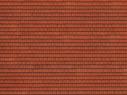 3D Cardboard Sheet “Roof Tile”, HO, NOCH 56670