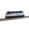 EMD F40PH Commuter Version - Standard DC -- Metra 104 City of Chicago (Commemorative Scheme, white, black, light blue,, N, Kato 