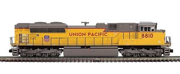 EMD SD70ACe - 3-Rail - Proto-Sound 3.0 - Premier -- Union Pacific 8679 (Armour Yellow, gray, red, PTC Details), O, Atlas O 30138
