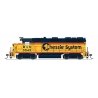 EMD GP35 Low Nose - Sound and DCC - Paragon4(TM) -- Chessie System B&O 3551 (yellow, blue, vermillion), HO, Broadway Limited Imp