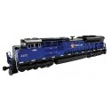 EMD SD70ACe with Nose Headlight - Sound and DCC -- Montana Rail Link 4400 (blue, white, red), N, Kato USA Inc 1768530S