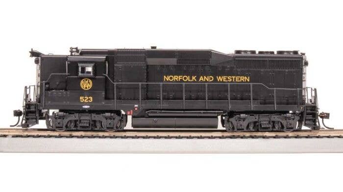 EMD GP30 High Nose - Sound and DCC - Paragon4(TM) -- Norfolk & Western 525 (As-Delivered, black), HO, Broadway Limited Imports 7
