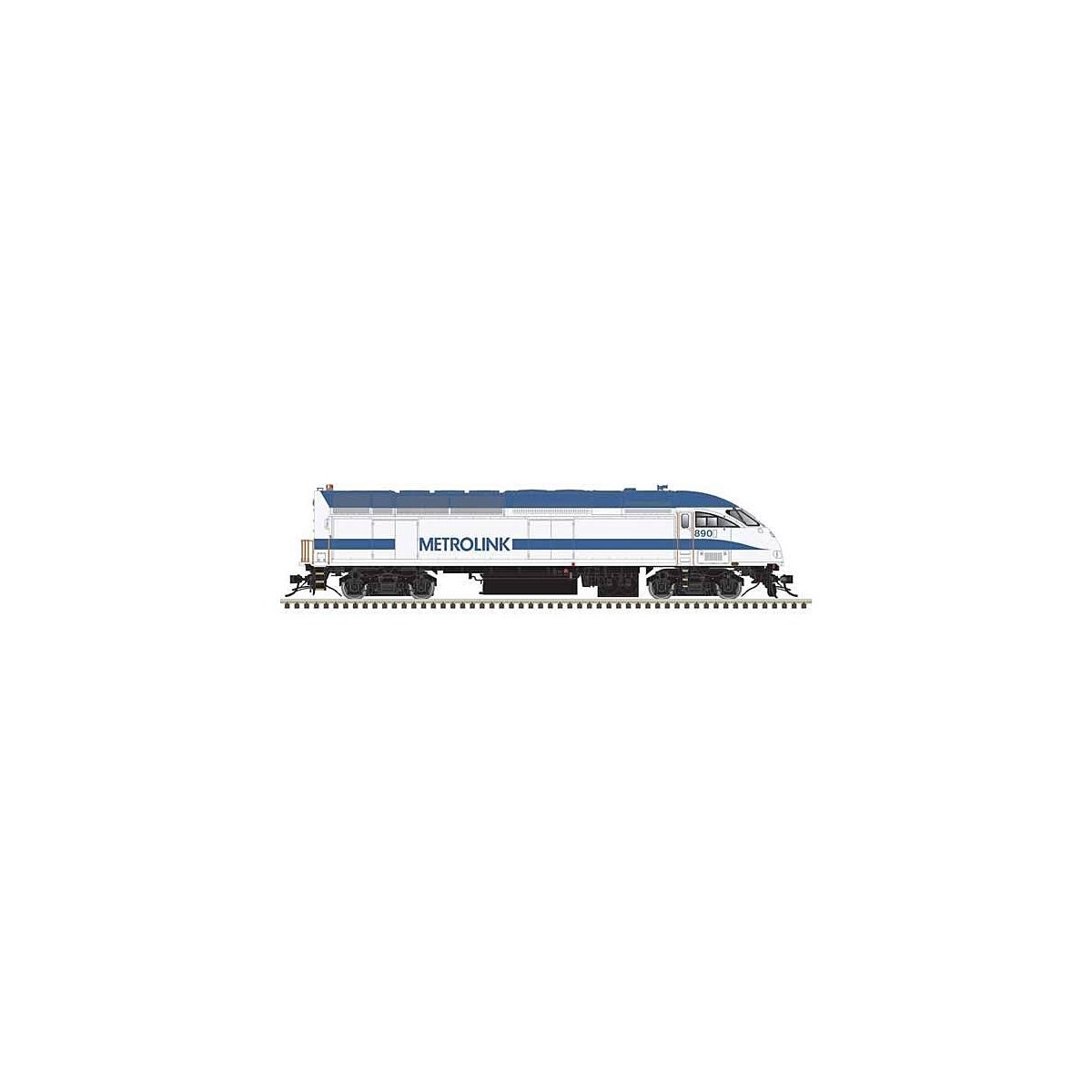 Motive Power Industries MP36PH-3C - ESU LokSound & DCC - Master(R) Gold -- Metrolink 895 (white, blue), HO, Atlas Model Railroad
