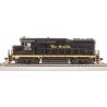 EMD GP30 Low Nose - Sound and DCC - Paragon4(TM) -- Denver & Rio Grande Western 3015 (black, Aspen Gold, Small Flying Grande), H