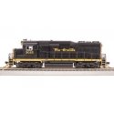 EMD GP30 Low Nose - Sound and DCC - Paragon4(TM) -- Denver & Rio Grande Western 3018 (black, Aspen Gold, Small Flying Grande), H