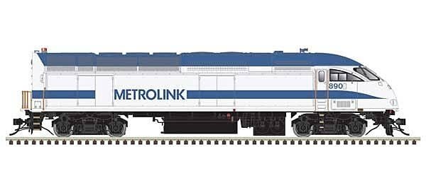 Motive Power Industries MP36PH-3C - ESU LokSound & DCC - Master(R) Gold -- Metrolink 890 (white, blue), HO, Atlas Model Railroad