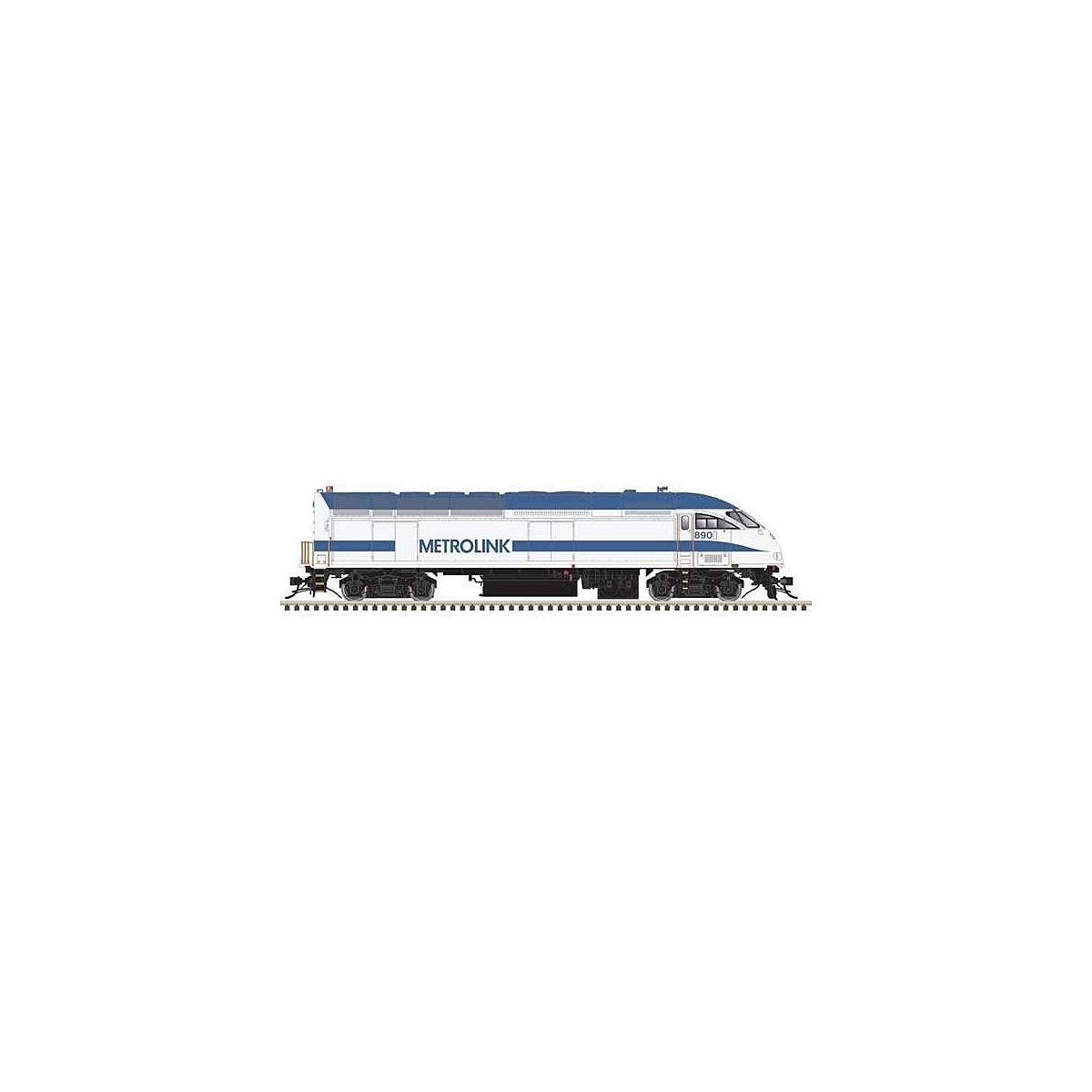 Motive Power Industries MP36PH-3C - Standard DC -- Metrolink 892 (white, blue), HO, Atlas Model Railroad Co. 10004154