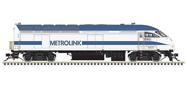 Motive Power Industries MP36PH-3C - Standard DC -- Metrolink 892 (white, blue), HO, Atlas Model Railroad Co. 10004154
