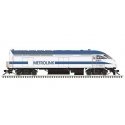 Motive Power Industries MP36PH-3C - Standard DC -- Metrolink 895 (white, blue), HO, Atlas Model Railroad Co. 10004155