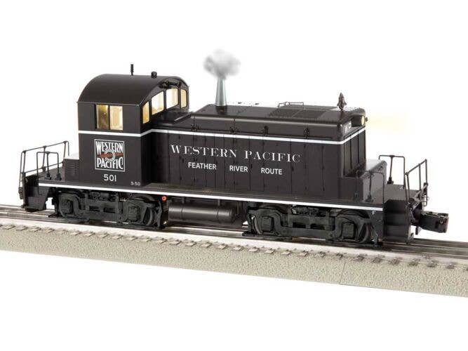 EMD SW1 - 3-Rail w/Legacy Sound, Control & Smoke -- Western Pacific 501 (Early, black, white, Feather River Slogan), O, Lionel 2