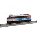 EMD F40PH Commuter Version - DCC -- Metra 183 Village of Itasca (2018 Scheme, blue, gray, orange, black), N, Kato USA Inc 176910
