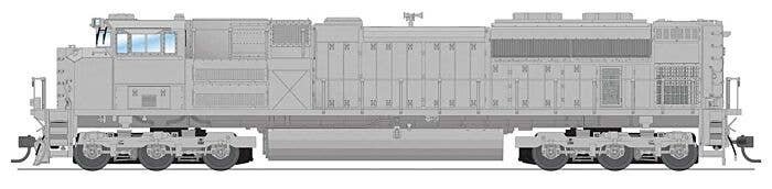 EMD SD70ACe - Sound, DCC and Smoke - Paragon4(TM) -- Undecorated, High Headlight, HO, Broadway Limited Imports 8690