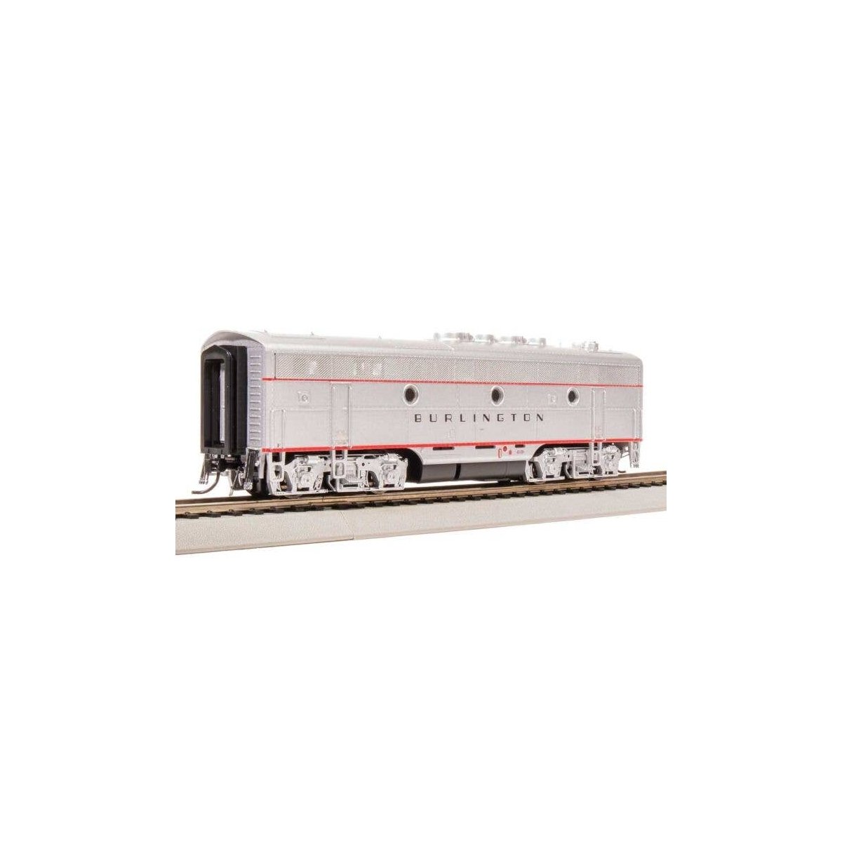 EMD F3B - Standard DC - Stealth -- Chicago, Burlington & Quincy 9961B (silver, black, red), HO, Broadway Limited Imports 8335