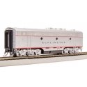 EMD F3B - Standard DC - Stealth -- Chicago, Burlington & Quincy 9961B (silver, black, red), HO, Broadway Limited Imports 8335