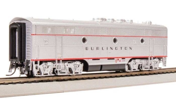 EMD F3B - Standard DC - Stealth -- Chicago, Burlington & Quincy 9961B (silver, black, red), HO, Broadway Limited Imports 8335