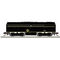 Alco FB1 - LokSound and DCC - Master(TM) Gold -- Erie Lackawanna 7263 (Ex-Erie, blalck, yellow), N, Atlas Model Railroad Co. 400