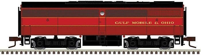 Alco FB1 - LokSound and DCC - Master(TM) Gold -- Gulf, Mobile & Ohio B3 (maroon, red, black), N, Atlas Model Railroad Co. 400045