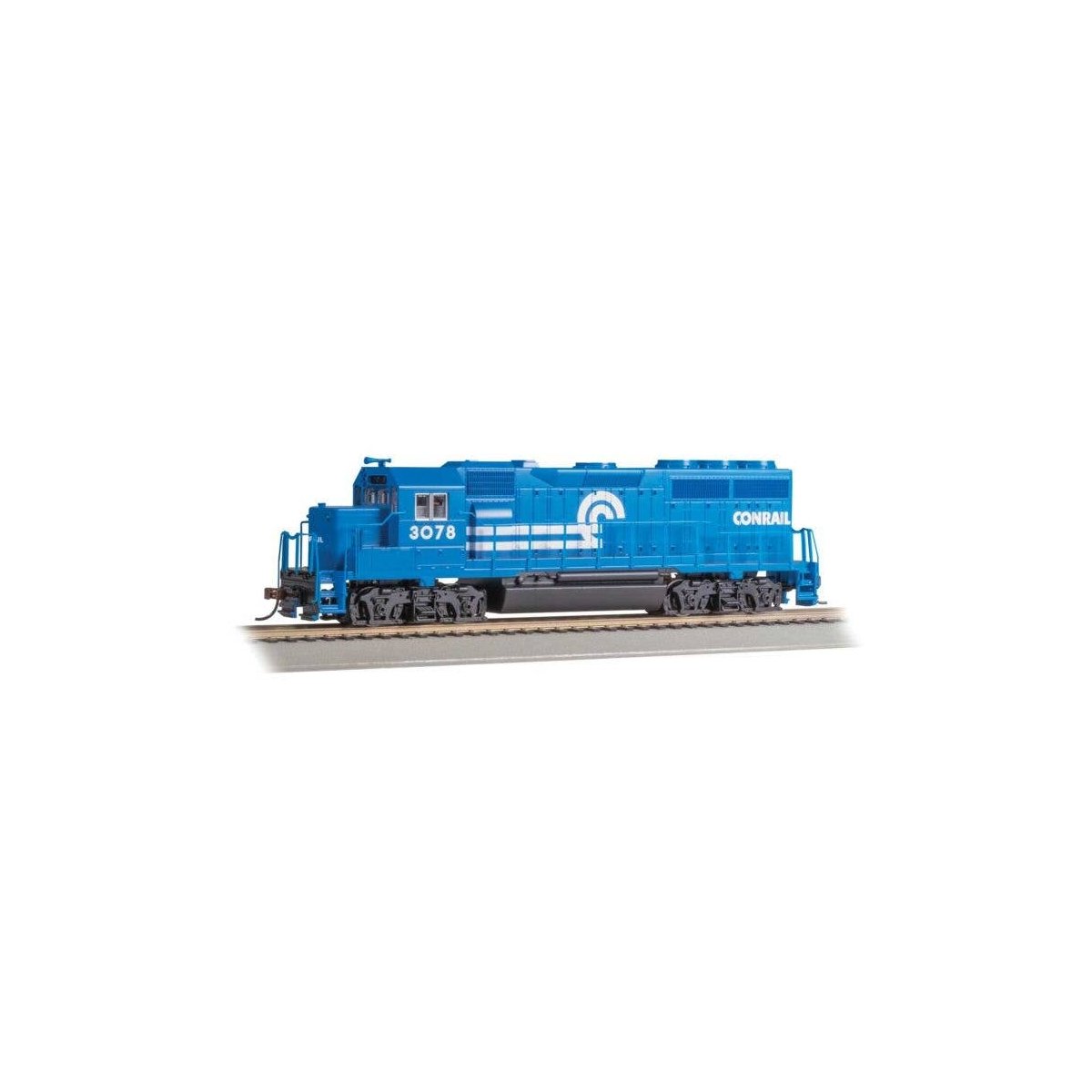 EMD GP40 - Standard DC -- Conrail 3078 (blue, white), HO, Bachmann Industries 63516