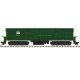 FM H-24-66 Phase 1B Trainmaster - Standard DC - Master(R) Silver -- Reading 806 (green, gold), HO, Atlas Model Railroad Co. 1000