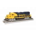 EMD GP40 with Dynamic Brakes - Standard DC -- Santa Fe 3808 (Warbonnet blue, yellow), N, Bachmann Industries 63563