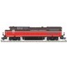 GE Dash 8-40B w/Ditch Lights - LokSound and DCC - Master(R) Gold -- Providence & Worcester 3907 (brown, orange, white), HO, Atla