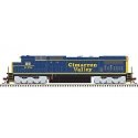 GE DASH 8-40C w/Front Ditch Lights - ESU LokSound & DCC - Master(R) Gold -- Cimarron Valley 4053 (blue, yellow), HO, Atlas Model