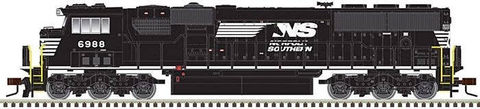 EMD SD60E with Ditch Lights - ESU LokSound and DCC - Master Gold(TM) -- Norfolk Southern 6938 (black, white, PTC Antenna Detail)