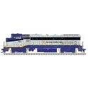 GE Dash 8-32BWH - LokSound and DCC - Master(R) Gold -- Amtrak California 2052 (blue, silver, yellow), HO, Atlas Model Railroad C
