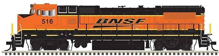 GE Dash 8-40BW - LokSound and DCC - Master(R) Gold -- BNSF Railway 516 (Wabtec Rebuild, orange, black, Wedge Logo), HO, Atlas Mo