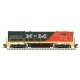 GE U30B High Nose - LokSound and DCC - Master(R) Gold -- Nacionales de Mexico 9729 (green, orange, black), HO, Atlas Model Railr