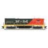 GE U30B High Nose - LokSound and DCC - Master(R) Gold -- Nacionales de Mexico 9729 (green, orange, black), HO, Atlas Model Railr