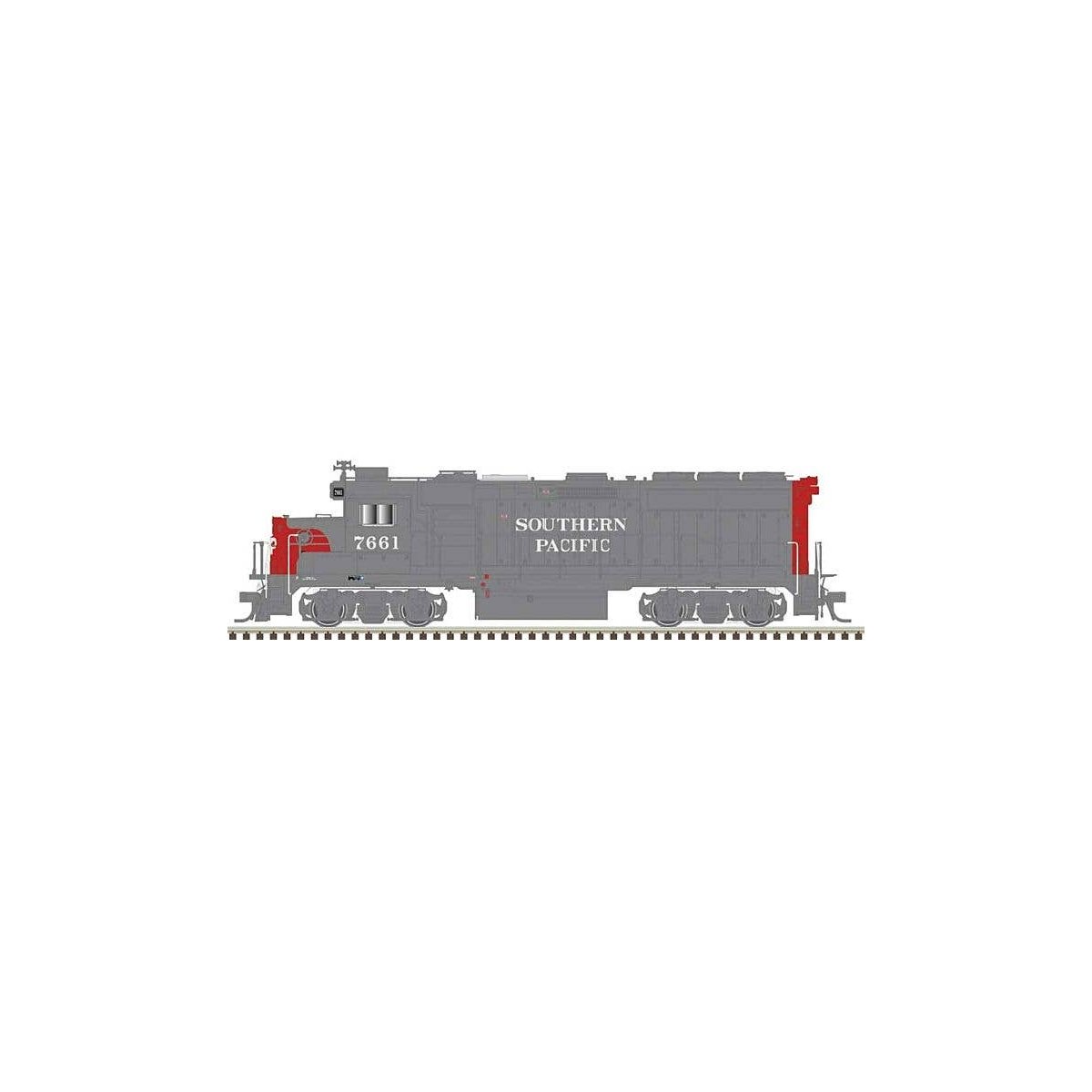 EMD GP40-2 - Sound and DCC - Master(R) Gold -- Southern Pacific 7668 (red, gray), HO, Atlas Model Railroad Co. 10004254