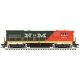 GE U30B High Nose - LokSound and DCC - Master(R) Gold -- Nacionales de Mexico 9741 (green, orange, black), HO, Atlas Model Railr