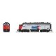 EMD F7 A-Unpowered B Set - Sound and DCC - Paragon4(TM) -- Amtrak 103, 153 (Phase I, silver, red, blue, black, Arrow Logo), N, B