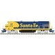 GE B23-7 Low Nose w/Headlight, No Anticlimber - LokSound and DCC -- Santa Fe 6400 (Warbonnet, blue, yellow), N, Atlas Model Rail