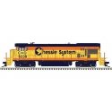 GE B30-7 Low Nose - LokSound and DCC -- Chessie System 8238 (blue, yellow, vermillion), N, Atlas Model Railroad Co. 40005466