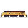 GE B30-7 Low Nose - LokSound and DCC -- Chessie System 8238 (blue, yellow, vermillion), N, Atlas Model Railroad Co. 40005466