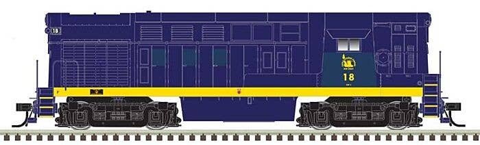 Fairbanks-Morse H16-44 - Sound and DCC - Master(R) Gold -- Central Railroad of New Jersey 19 (blue, yellow), N, Atlas Model Rail