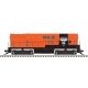 Fairbanks-Morse H16-44 - Sound and DCC - Master(R) Gold -- New Haven 593 (Post McGinnis, orange, black), N, Atlas Model Railroad
