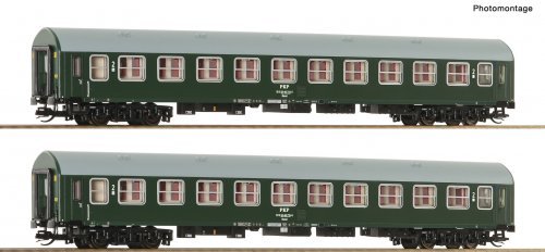 2 piece set: Coaches, PKP, TT, Roco 6280043